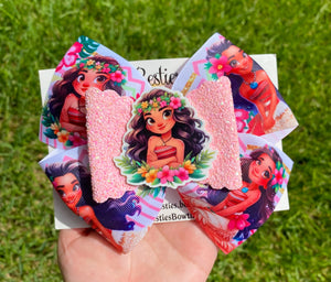 Moana 6” Ribbon Bow