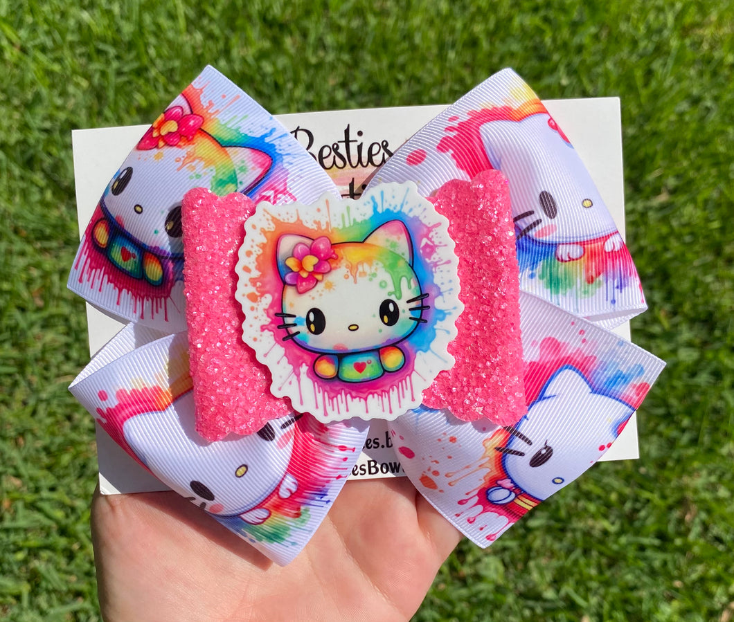 Hello Kitty 6” Ribbon Bow