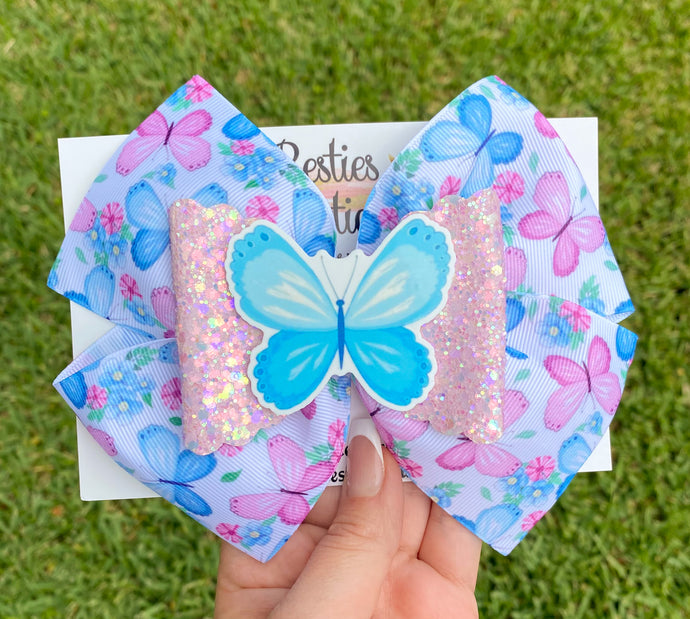 Butterfly 6” Ribbon Bow