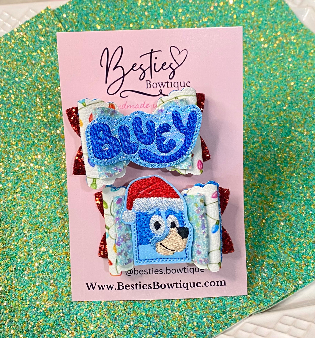 Bluey Christmas 3” Piggy Set