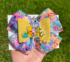 Winnie the Pooh 6” Ribbon Bow