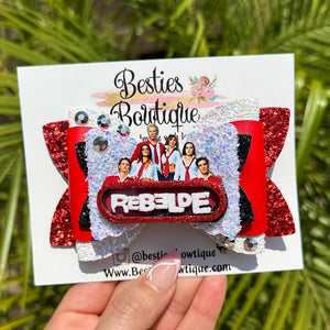 REBELDE ❤️ 4.5” Glitter Bow