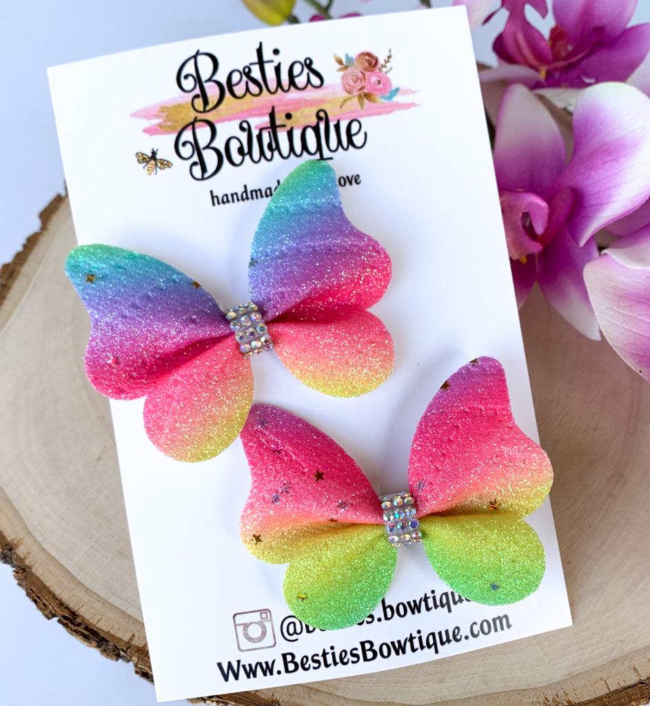 Rainbow Butterfly Piggy Set