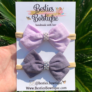 Set of Two 3" Bows
