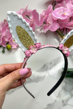 Load image into Gallery viewer, Floral Bunny Ears Headband