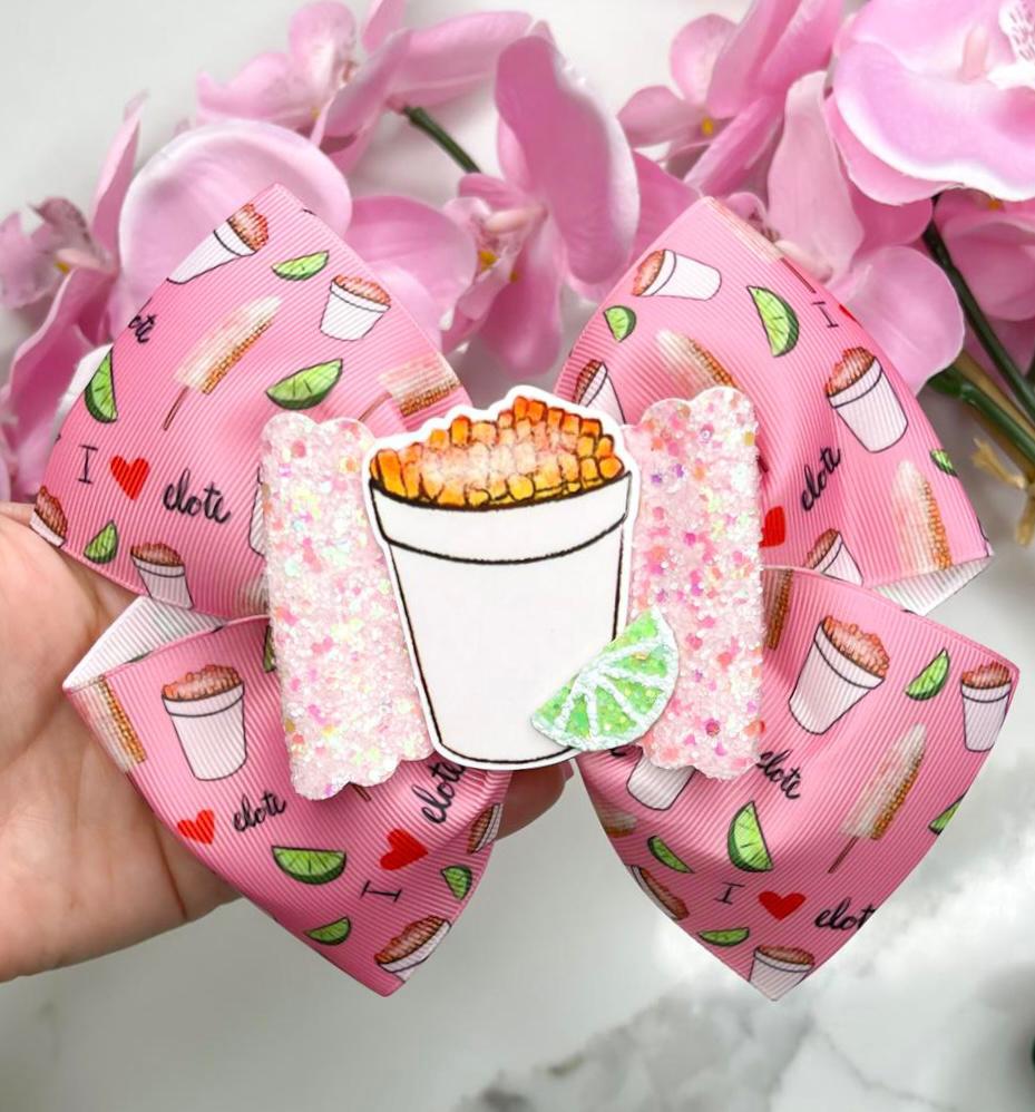 Elote Cup 6” Ribbon Bow