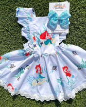 Load image into Gallery viewer, Mermaid Dress with Matching Bow