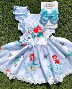 Mermaid Dress with Matching Bow