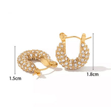 Load image into Gallery viewer, Gold Plated Hoop Earrings