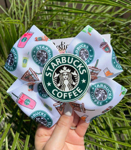 Starbucks 6” Ribbon Bow