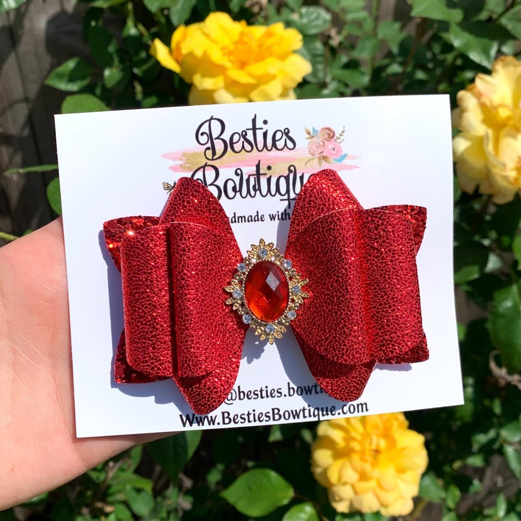 Red 4” Bow